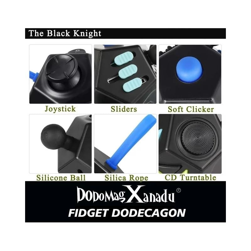 Fidget Dodecagon –12-Side Fidget Toys Cube Relieves Stress and Anxiety