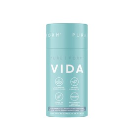 Pure Form Vida - Cápsulas a base de Colágeno Hidrolizado Bovino Tipo 1 y 3 con NADH | Nicotamida Adenina Dinucleótido | 90 cápsulas de 800 mg | 45 porciones