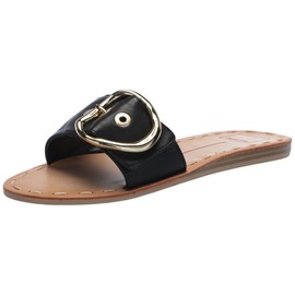 Dolce Vita Women's Danna Sandal, Black Leather, 7.5