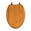 Toilet Seat, Solid Wood, Bamboo, High Gloss Finis, PIKLiDS (Elongated)
