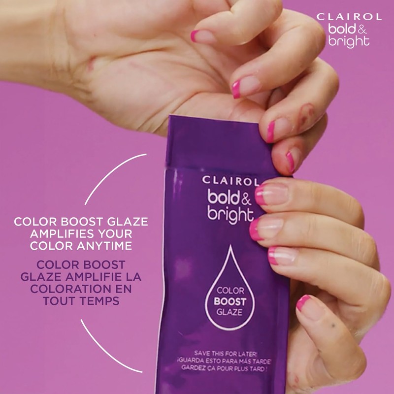 Clairol Bold & Bright Permanent Hair Dye, R6 Intense Cherry
