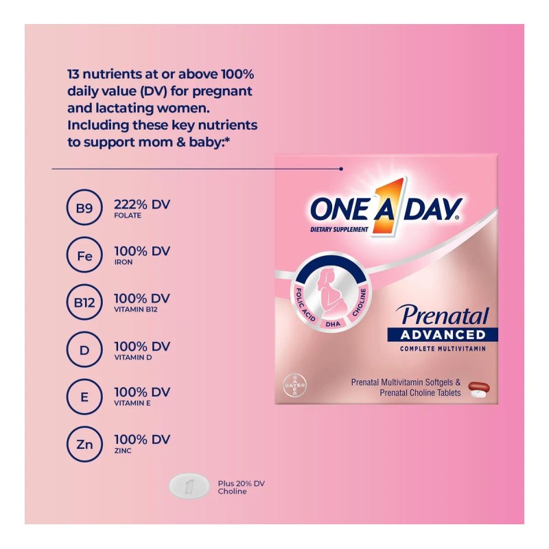 One A Day Women Prenatal Advanced Con 30 + 30