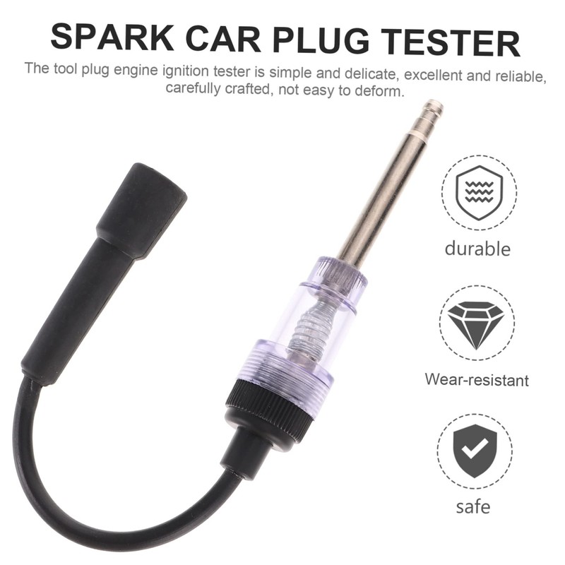 SUPVOX 4pcs Practical Inline Spark Tester Diagnostic Ignition Tool for