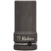Koken 14301X-19 1/2 (12.7 mm) SQ. Impact Hexagonal Semi-Deep Socket