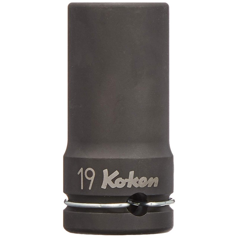 Koken 14301X-19 1/2 (12.7 mm) SQ. Impact Hexagonal Semi-Deep Socket