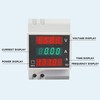 Digital Single Phase Energy Meter Tester Electricity Usage Monitor Ampermeter