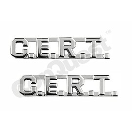 Hero's Pride Collar Insignia - 3/8-inch high - Pair - CERT - Nickel