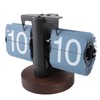 Flip Desk Clock Retro Single Sided Battery Powered Retro Vintage