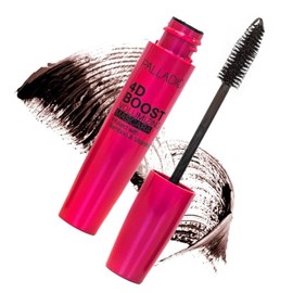 Palladio 4D Boost Volumizing Mascara para Pestañas, Brown                                                                                             