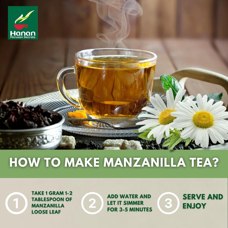 Hanan Te de Manzanilla 40g - Chamomile Loose Leaf Tea
