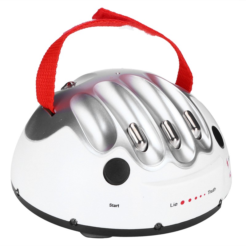 Miniature Electric Shock Heartbeat Lie Detector Toy Tricky Desktop Party