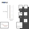 ProfileXXL PVC End Profile, End Strip, Edge Protection, 2.5 m,