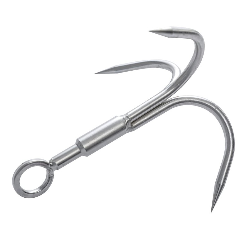 Ledytech Grappling Hook Grapnel Hook, 3-Claw Stainless Steel Tree Climbing
