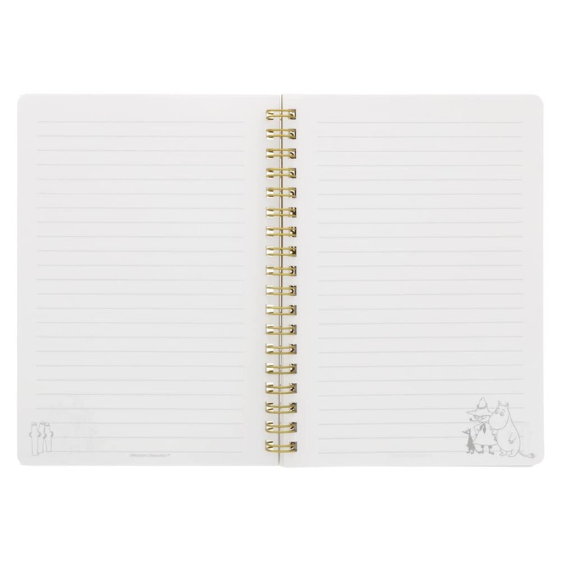 Sunstar Stationery S2639670 Moomin Notebook, Ring, Comic Pattern