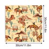Western Pattern Cowboy Scrapbook Paper Pad 11.8'' x 11.8'' Wild