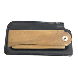 PACKOVE 1Set Folding Pocket Beard Comb Premium Sandalwood Hair Comb with Case for Men Compact Design for Travel and Home Use Restores Beard Gaps for