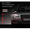 CARCOOL 2pcs Universal LED Car Daytime Running Lights Waterproof Headlight