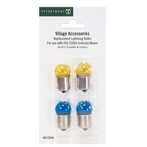 Department 56 Accessories for Villages Replacement Lighting Bulb Lights, 2.76 inch