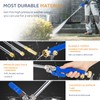 High Pressure Jet Nozzle Power Washer Wand for Garden Hose,
