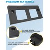 FASTCHE Front License Plate Frame Compatible with 2016 2017 2018