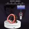 Hahhhha Rotating Display Stand, 360 Automatic Mute Rotating Turntable, Spinning