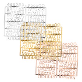 Ciieeo 3pcs Alphabet Message Board Set Plastic Letter Board Numbers Symbols Educational Learning Tool for Boys and Girls Home Decor Birthday