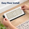 4x10in Floor Register Vent Cover for Home HVAC – Plastic