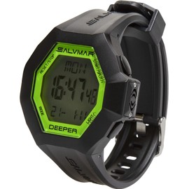 SALVIMAR Unisex - Adult Deeper Depth Gauge Watch, Black, One Size