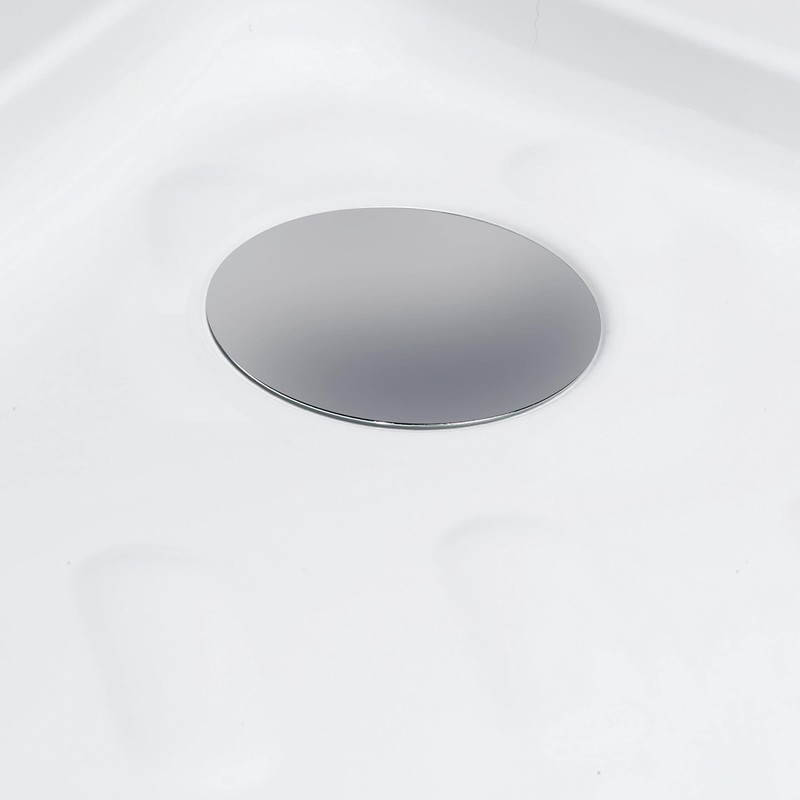 Wirquin James 30723674 Shower Drain D90 with 360° Pivoting Outlet