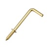 sourcing map Screw Hooks Ceiling Hooks Self-Tapping Screw-In Hooks with