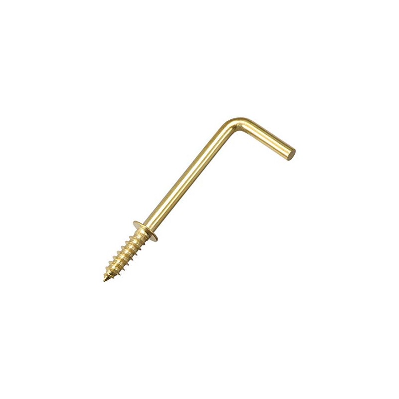 sourcing map Screw Hooks Ceiling Hooks Self-Tapping Screw-In Hooks with