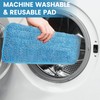 6 Pack Reusable Microfiber Mop Pads Compatible with Swiffer PowerMop,