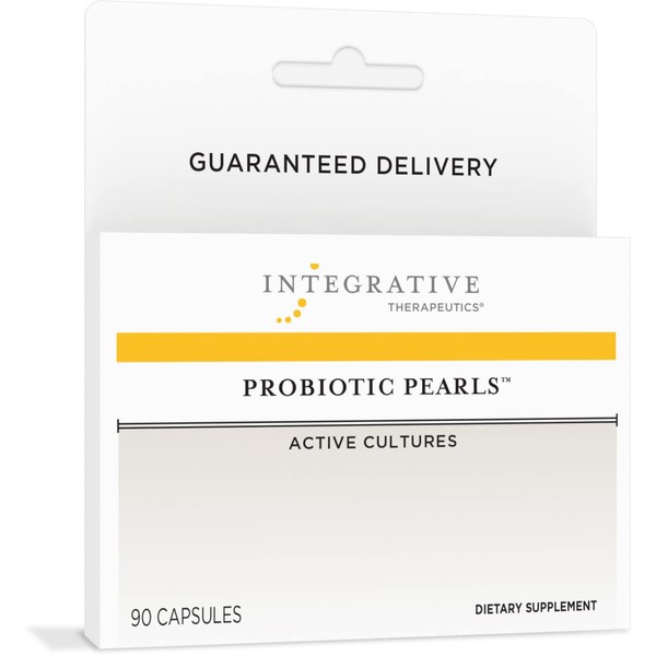 Integrative Therapeutics Probiotic Pearls - Digestive Balance and Gut Health Support* - Lactobacillus acidophilus and Bifidobacterium - Daily Supplement for Men and Women - 90 Capsules