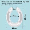 CcBello Commercial Heavy Duty Open Front Toilet Seat Without Cover,