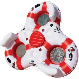 Swimline Solstice Super Chill Tube Triple Pool and Lake Float Raft Cooler #17003