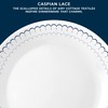 Corelle 6-Piece 10.25" Dinner Round Plates, Vitrelle Triple Layer Glass,