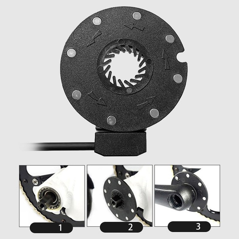 Electric Bicycle Assist Sensor High Sensitivity Waterproof Slip Resistant Electric