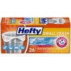 Hefty Flap Tie Small Trash Bags - Clean Burst, 26