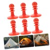 Kisangel Camping Rod Cover Case Set of 8 Mini Plastic