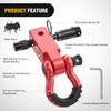 Nilight Anti-Theft Shackle Hitch Receiver 2Inch 45000 LBs Breaking Strength