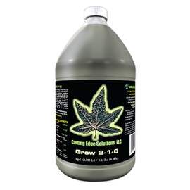 Cutting Edge Solutions Grow:2203 Grow 2-1-6 Hydroponic Nutrients, 1-Gallon