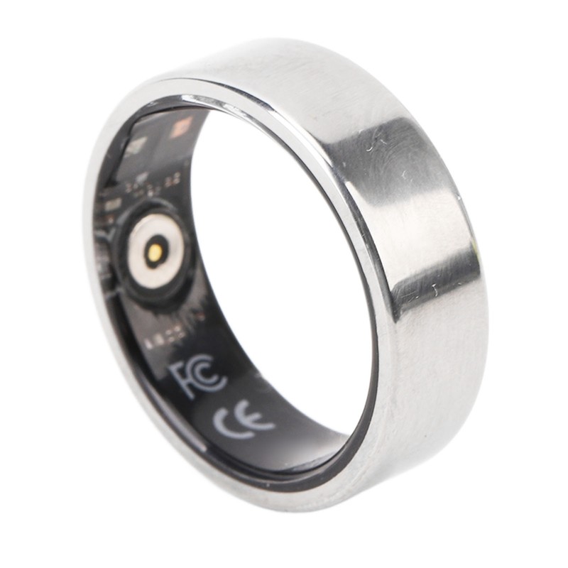 Smart Health Ring Sleep Temperature Steps Monitoring 18mah Lightweight Fitness