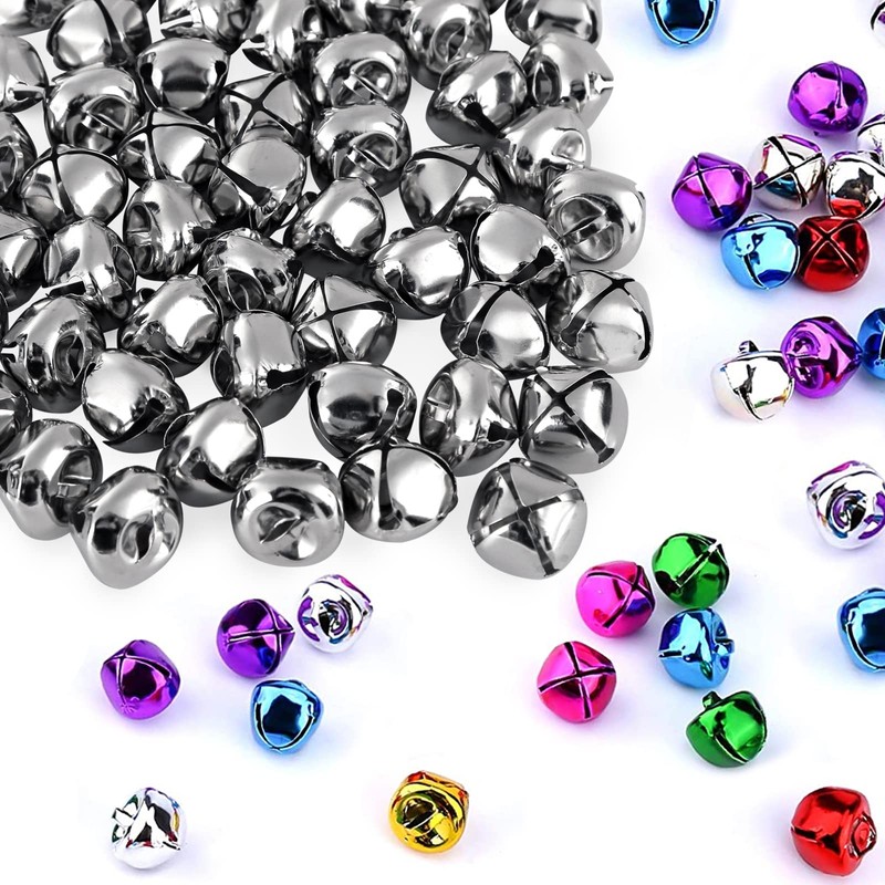 BigOtters 50 Pcs Jingle Bells for Crafting, 1 Inch Craft