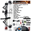 PANDARUS Compound Bow Set 10-40lbs for Pull Child Right Hand