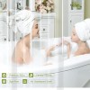 Seenus PEVA 8G Clear Shower Curtain Liner 75 inch Long