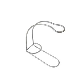 Luciano Housewares Vintage Iron Single Bottle Wine Holder, 9 inches, Silver