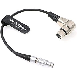 Alvin's Cables 6 Pin Male to XLR 4 Pin Female Power Cable for DJI Ronin 2 Gimbal Stabilizer Sony F55 SXS Venice Camera 30cm|12inches