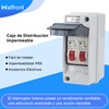 IP65 Distribution Box 2-Way MCB Circuit Breaker Box Transparent Cover
