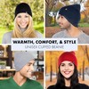 Funky Junque Warm Knit Winter Cuff Ski Beanie for Men