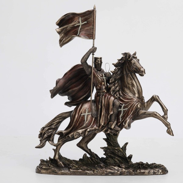 Veronese Design 14 3/4 Inch Medieval Times Crusades Templar Knight